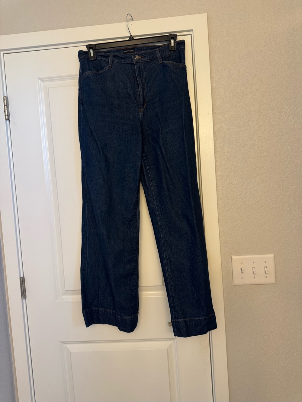 Favorite Daughter Women's Dark Blue Boyfriend Jeans